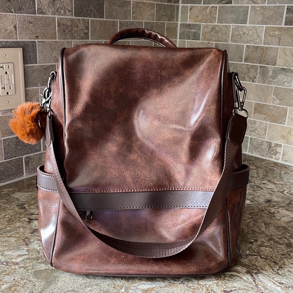 Brown Backpack